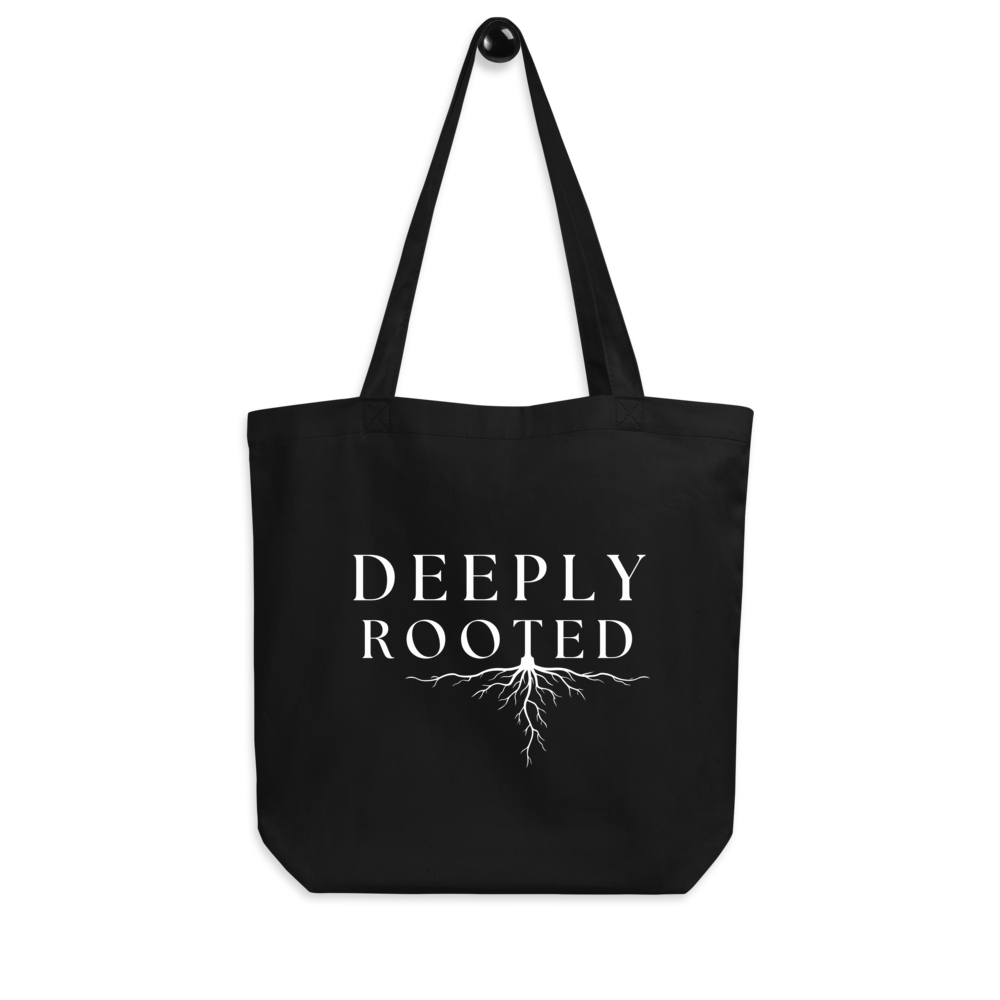 Deeply Rooted Tote Bag - Black