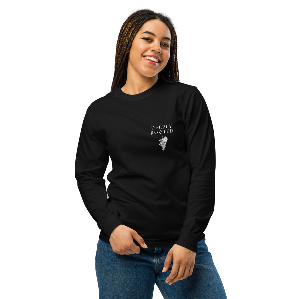 John 15:5 Long-Sleeve Unisex T-Shirt - Black