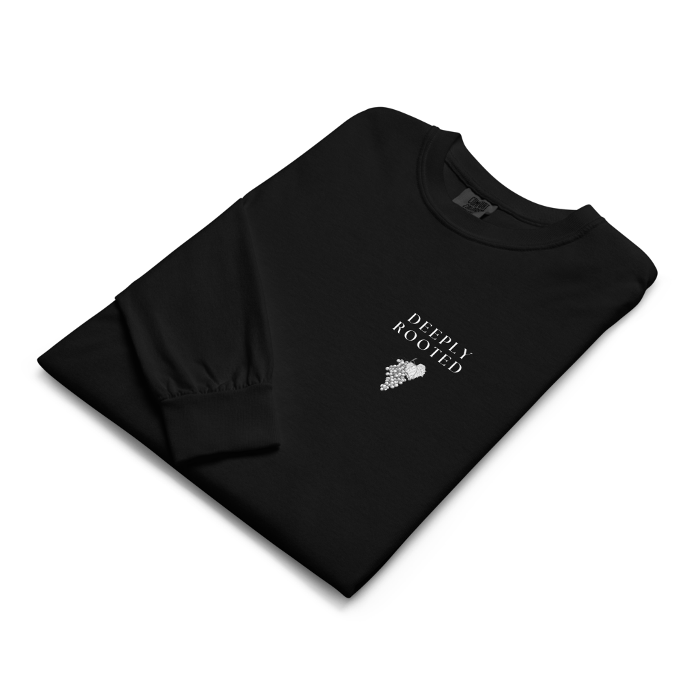 John 15:5 Long-Sleeve Unisex T-Shirt - Black