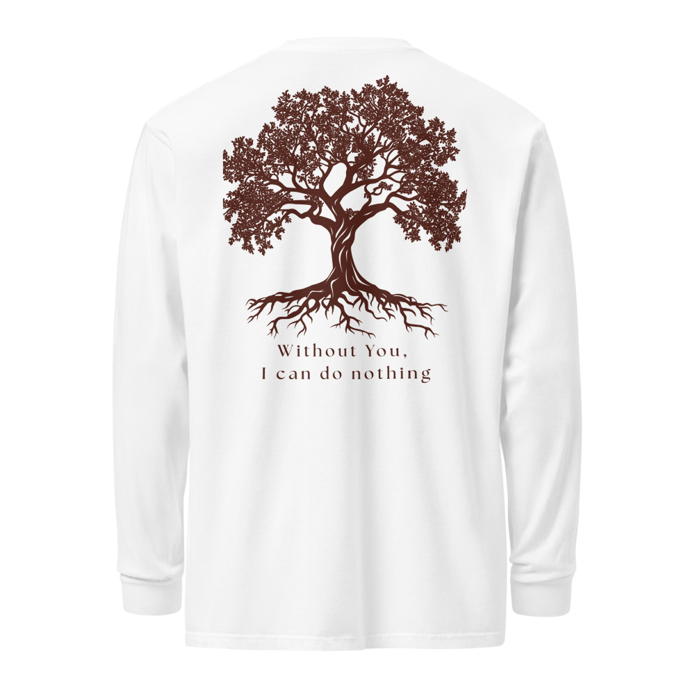 John 15:5 Long-Sleeve Unisex T-Shirt - White