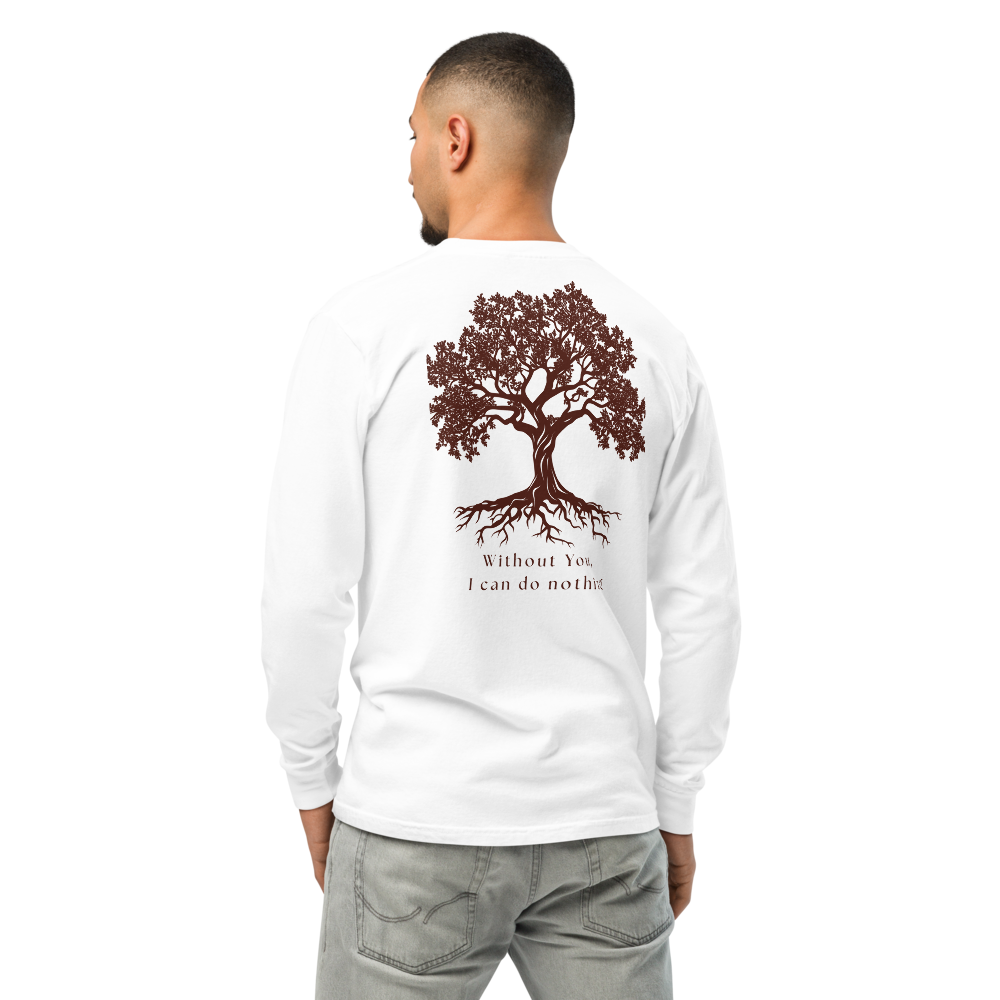 John 15:5 Long-Sleeve Unisex T-Shirt - White
