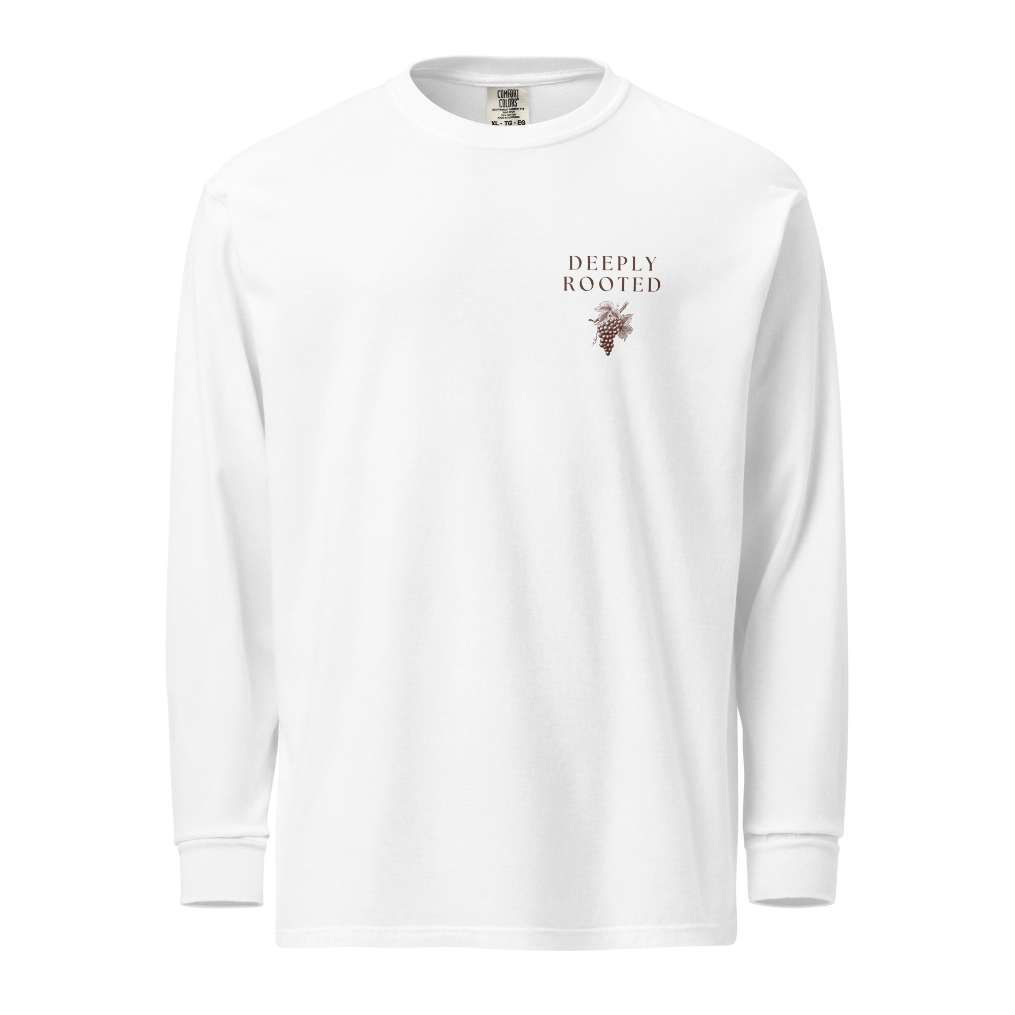 John 15:5 Long-Sleeve Unisex T-Shirt - White