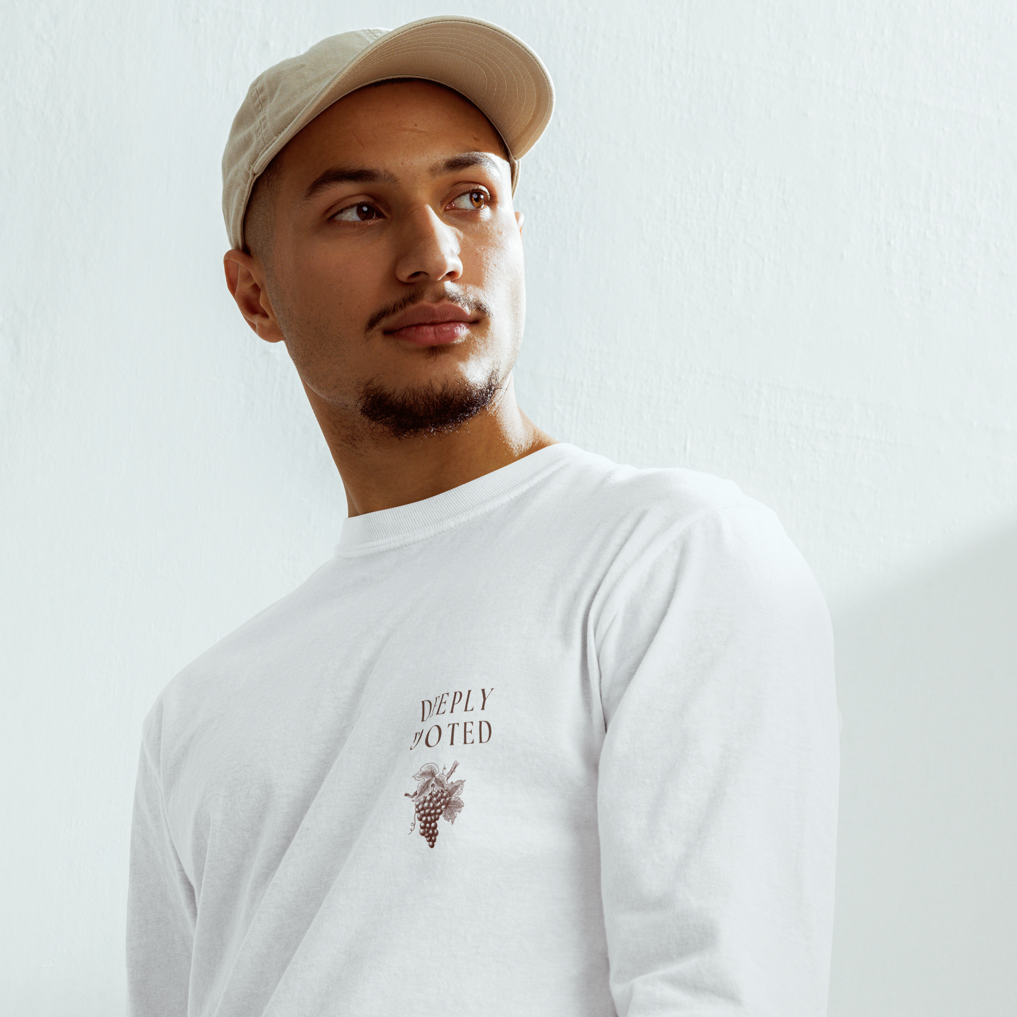 John 15:5 Long-Sleeve Unisex T-Shirt - White
