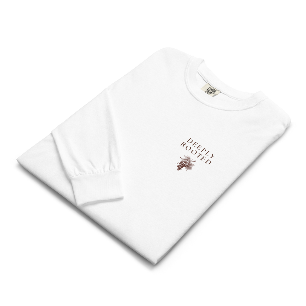 John 15:5 Long-Sleeve Unisex T-Shirt - White